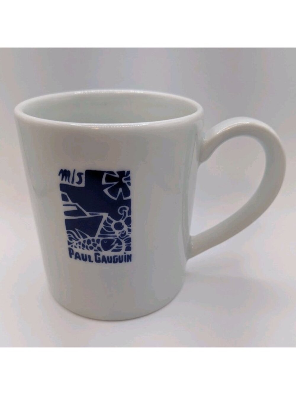 Paul Gauguin Mug APILCO France Yves Deshoulières Porcelain Art Coffee Cup Blue